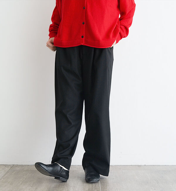 休日と詩「ダックワーズパンツ」|その他|ブラック