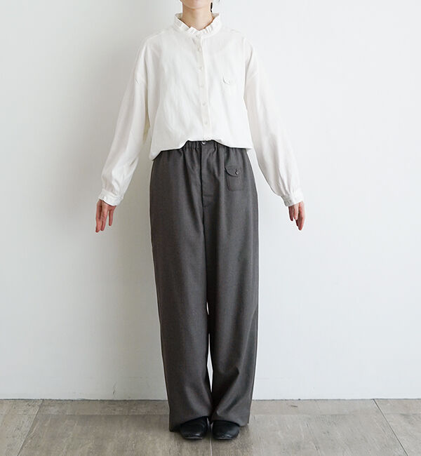 休日と詩「ダックワーズパンツ」|その他|グレー