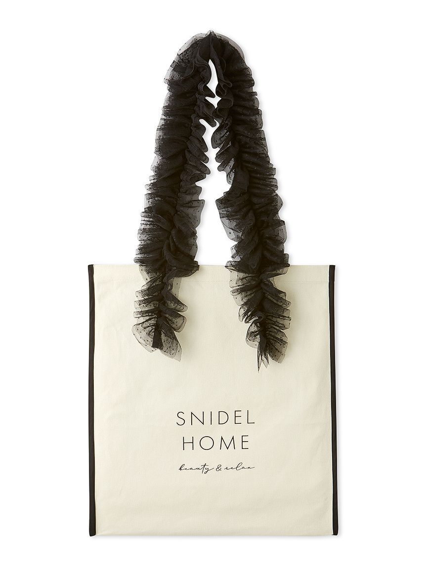 SNIDEL HOME「チュールキャンバスバッグ」|ハンドバッグ|