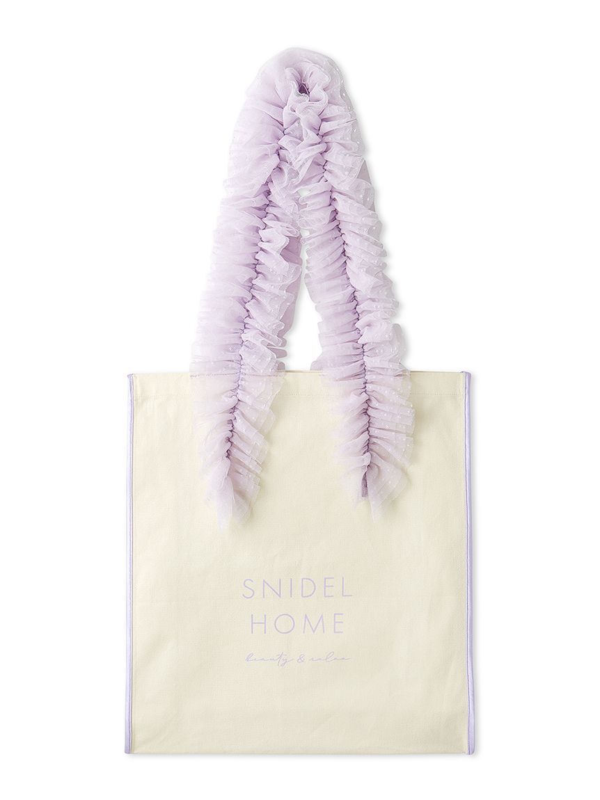SNIDEL HOME「チュールキャンバスバッグ」|ハンドバッグ|