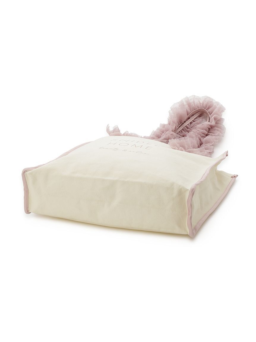 SNIDEL HOME「チュールキャンバスバッグ」|ハンドバッグ|