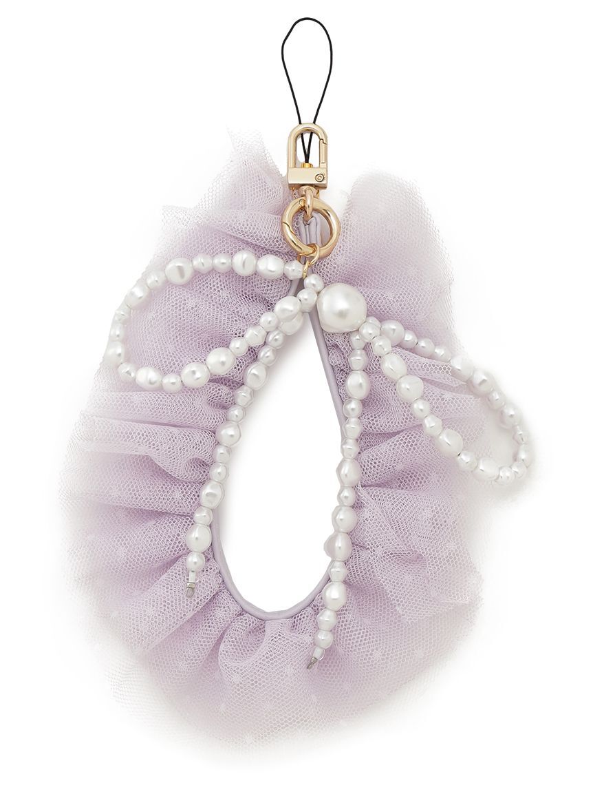 SNIDEL HOME「チュールフリルストラップ」|キーケース|