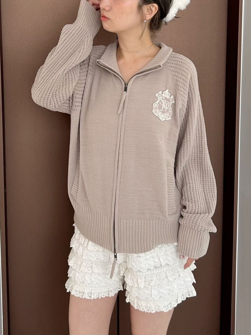 SNIDEL HOME「ジップアップニットカーディガン」|ルームウェア|LBEG