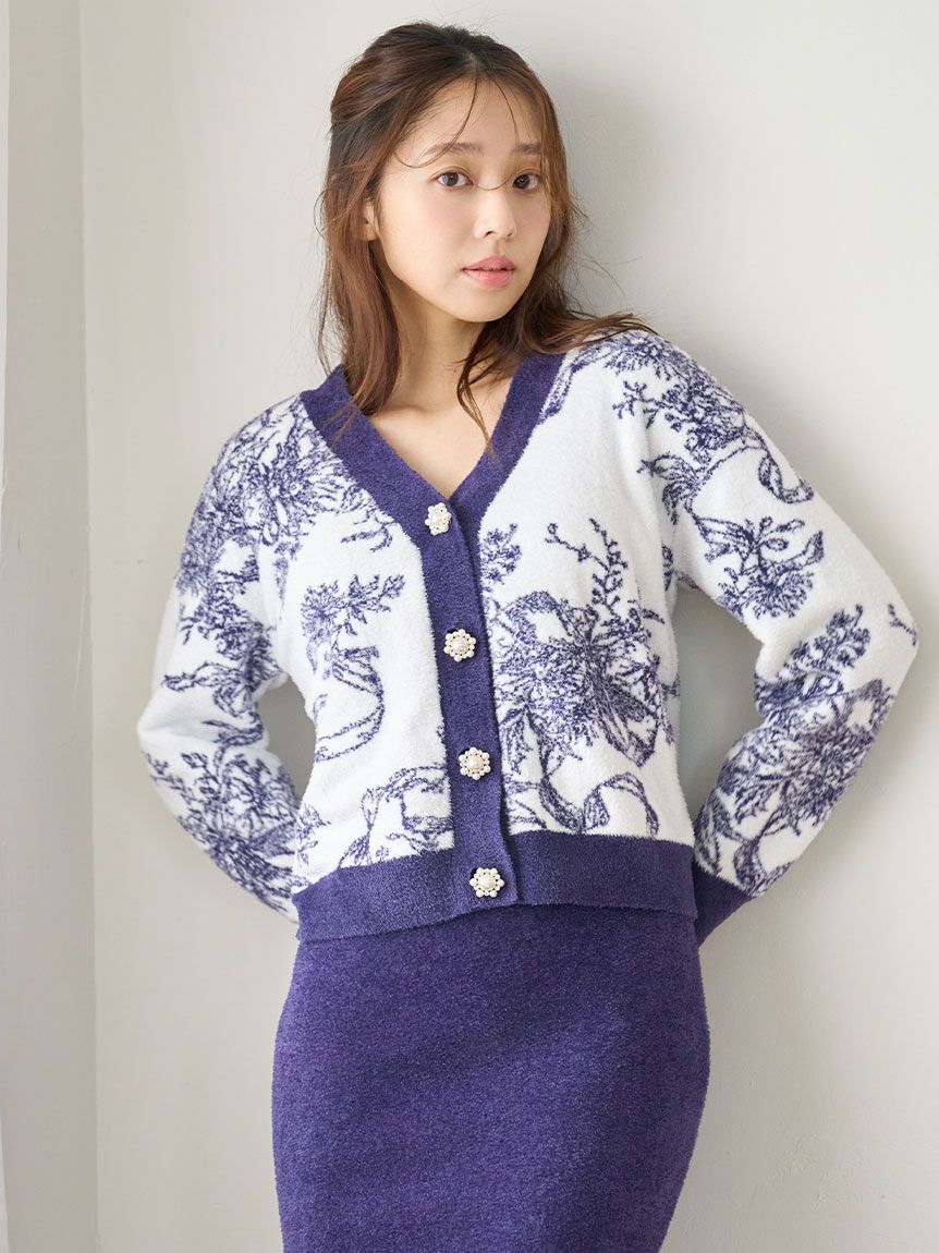 SNIDEL HOME「【5th Anniversary】ジュイジャガードカーディガン」|ルームウェア|