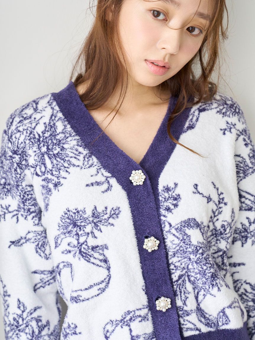 SNIDEL HOME「【5th Anniversary】ジュイジャガードカーディガン」|ルームウェア|