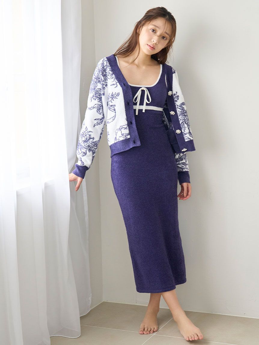 SNIDEL HOME「【5th Anniversary】ジュイジャガードカーディガン」|ルームウェア|