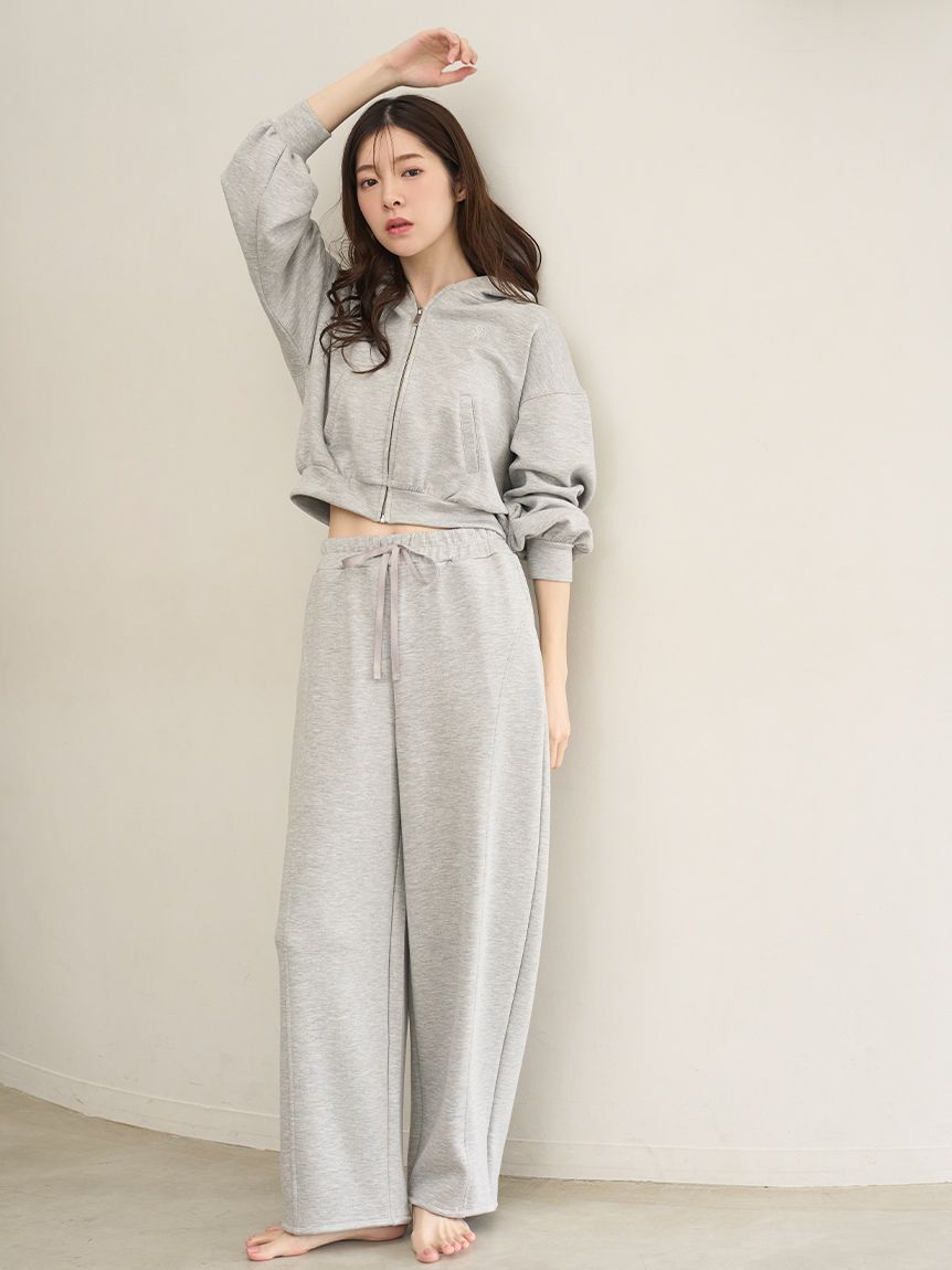 SNIDEL HOME「ボンディングスウェットパンツ」|ルームウェア|GRY