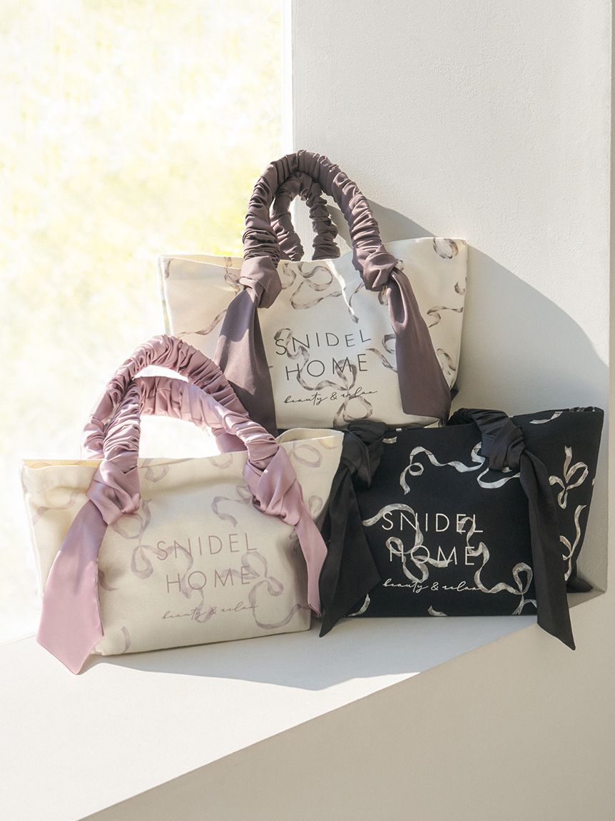 SNIDEL HOME「オーガニックキャンバストート-SMALL-（RIBBON）」|トートバッグ|