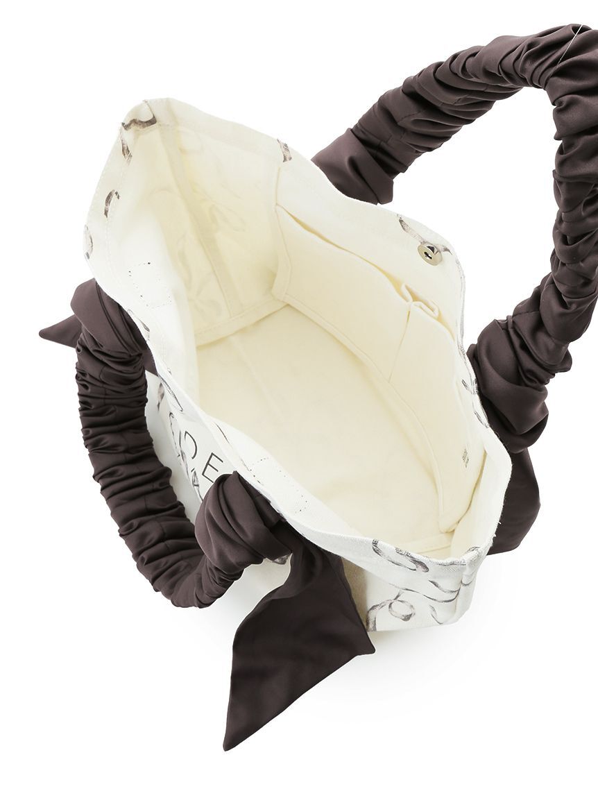 SNIDEL HOME「オーガニックキャンバストート-SMALL-（RIBBON）」|トートバッグ|