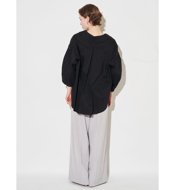 ELENDEEK「SKIPPER VOLUME SLEEVE BL」|シャツ・ブラウス|