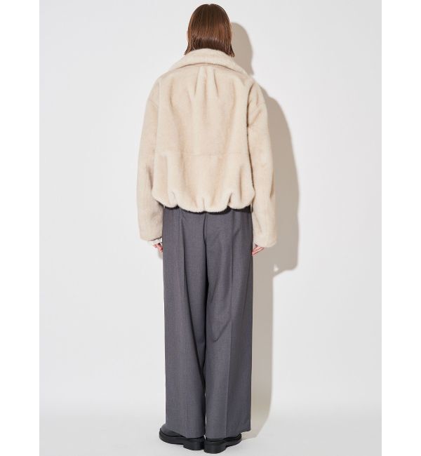 ELENDEEK「FUR ZIP BZ」|ブルゾン・スタジャン|