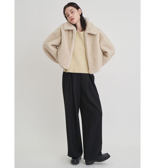 ELENDEEK「FUR ZIP BZ」|ブルゾン・スタジャン|