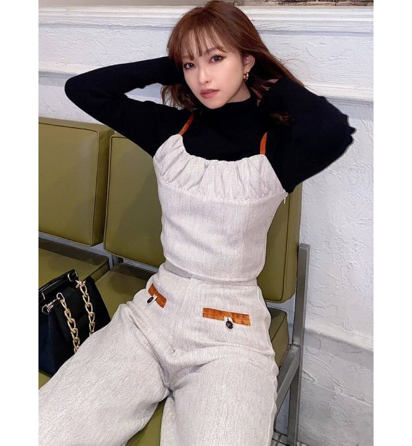 RESEXXY「バイカラーツイードビスチェ【セットアップ着用可能】」|シャツ・ブラウス|