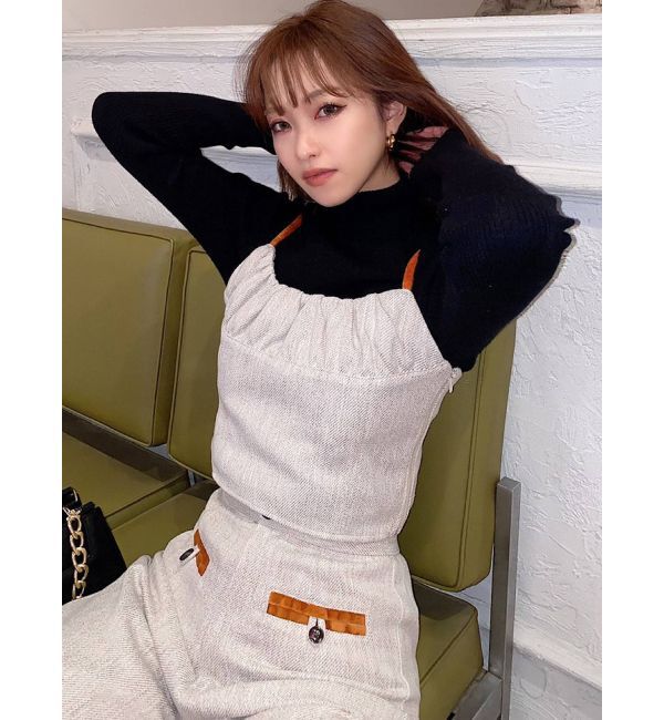 RESEXXY「バイカラーツイードビスチェ【セットアップ着用可能】」|シャツ・ブラウス|