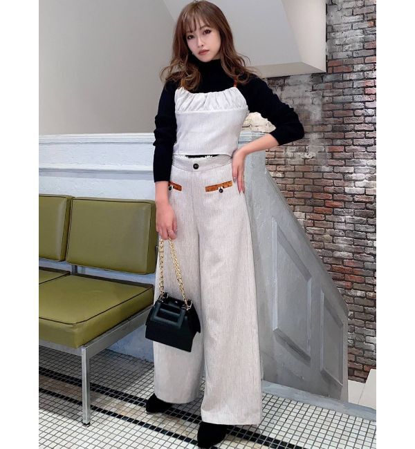 RESEXXY「バイカラーツイードビスチェ【セットアップ着用可能】」|シャツ・ブラウス|