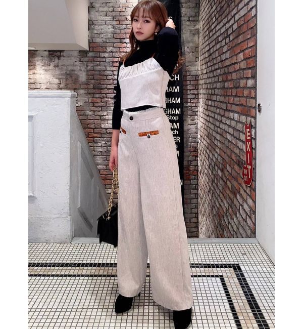 RESEXXY「バイカラーツイードビスチェ【セットアップ着用可能】」|シャツ・ブラウス|