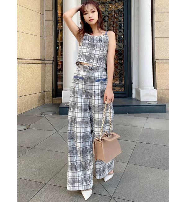 RESEXXY「バイカラーツイードビスチェ【セットアップ着用可能】」|シャツ・ブラウス|