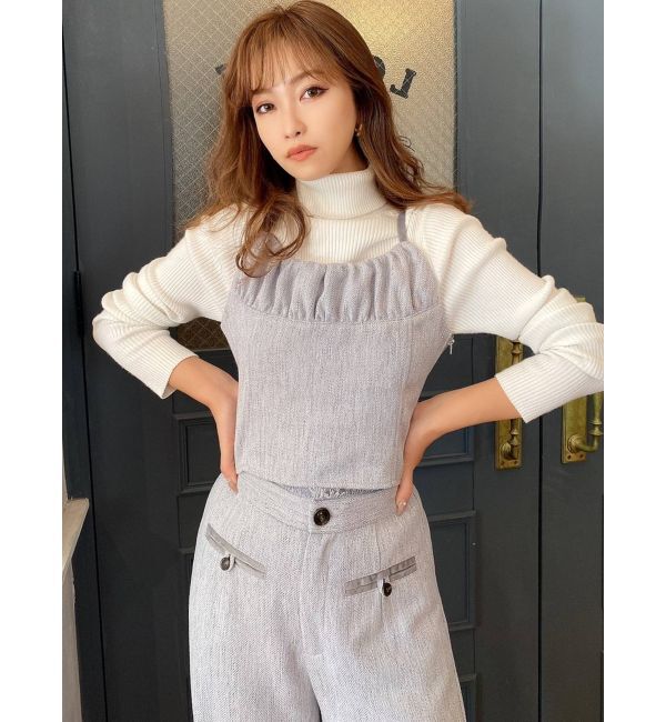 RESEXXY「バイカラーツイードビスチェ【セットアップ着用可能】」|シャツ・ブラウス|