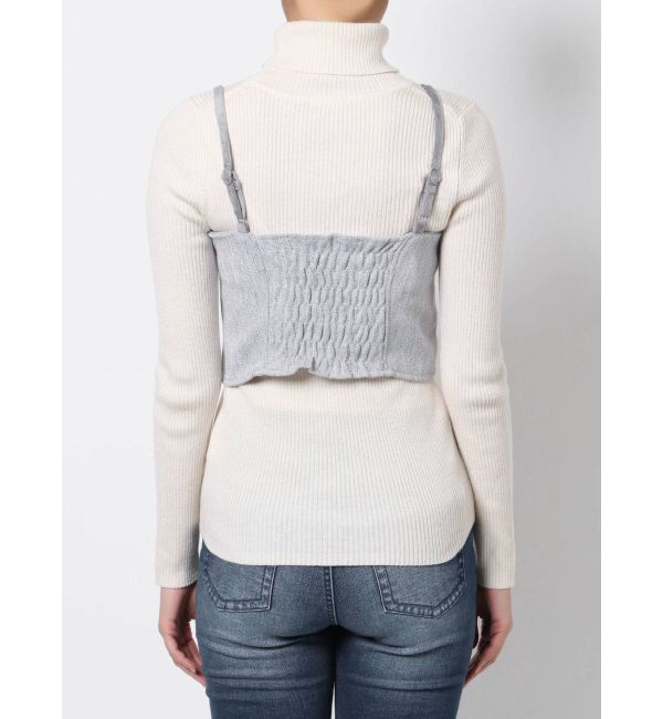 RESEXXY「バイカラーツイードビスチェ【セットアップ着用可能】」|シャツ・ブラウス|