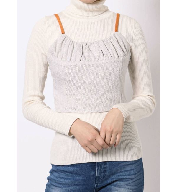 RESEXXY「バイカラーツイードビスチェ【セットアップ着用可能】」|シャツ・ブラウス|