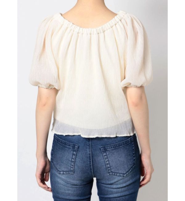 RESEXXY「パワショルUネックブラウス」|シャツ・ブラウス|