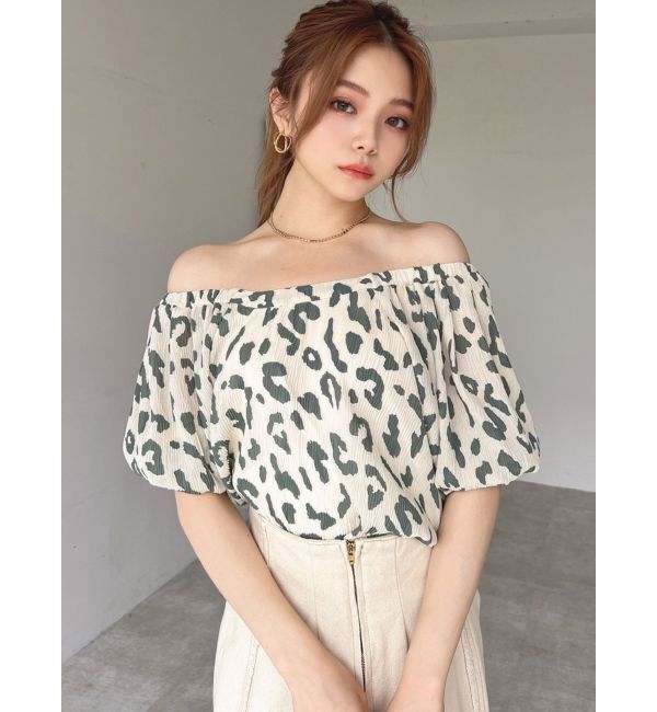 RESEXXY「パワショルUネックブラウス」|シャツ・ブラウス|