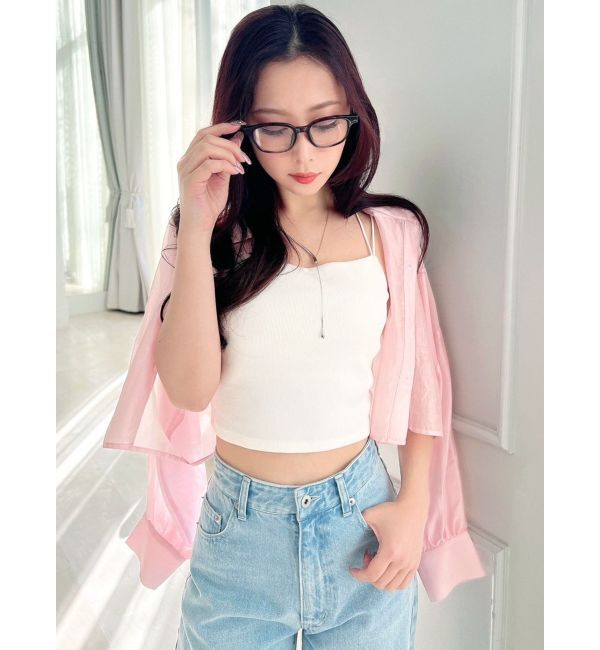 RESEXXY「シアーショートシャツ」|シャツ・ブラウス|