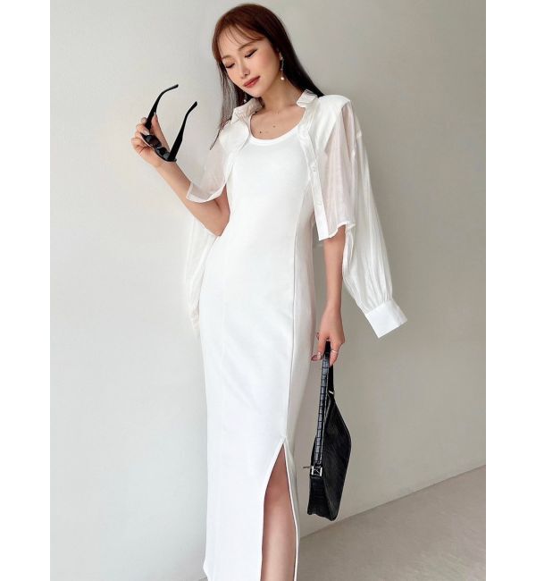 RESEXXY「シアーショートシャツ」|シャツ・ブラウス|