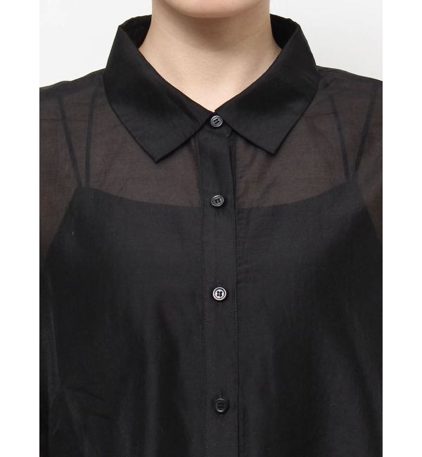 RESEXXY「シアーショートシャツ」|シャツ・ブラウス|