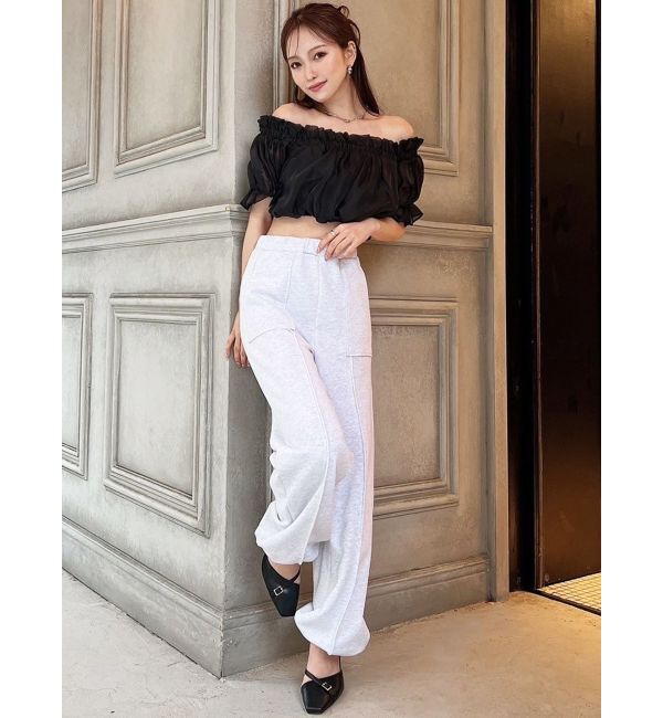 RESEXXY「クロップドオフショルトップス」|シャツ・ブラウス|