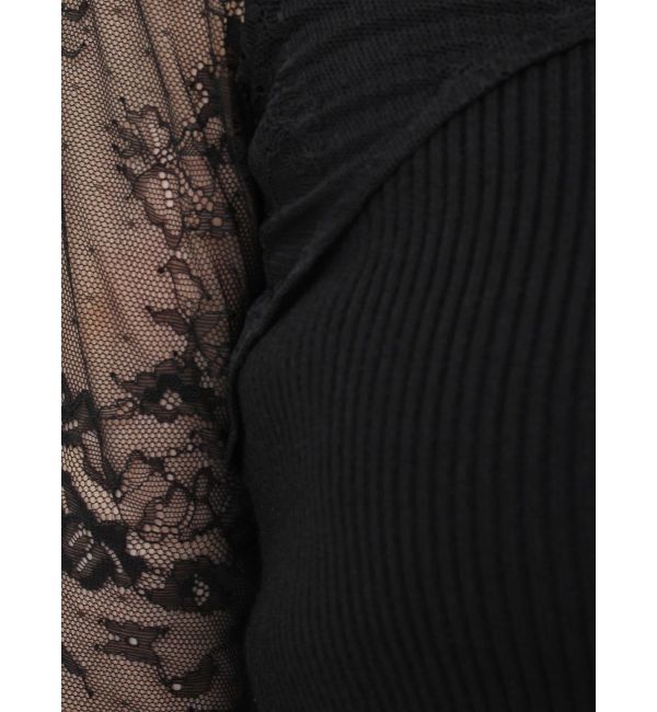 RESEXXY「オフショルレースニットトップス」|ニット・セーター|