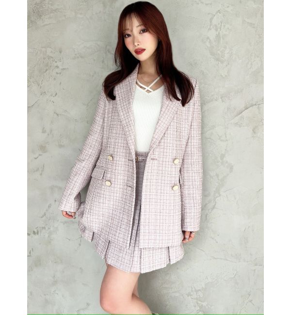 RESEXXY「ツイードミディジャケット【セットアップ着用可能】」|その他|