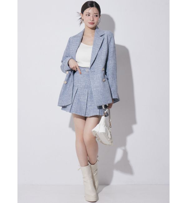 RESEXXY「ツイードミディジャケット【セットアップ着用可能】」|その他|