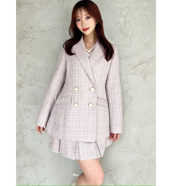 RESEXXY「ツイードミディジャケット【セットアップ着用可能】」|その他|