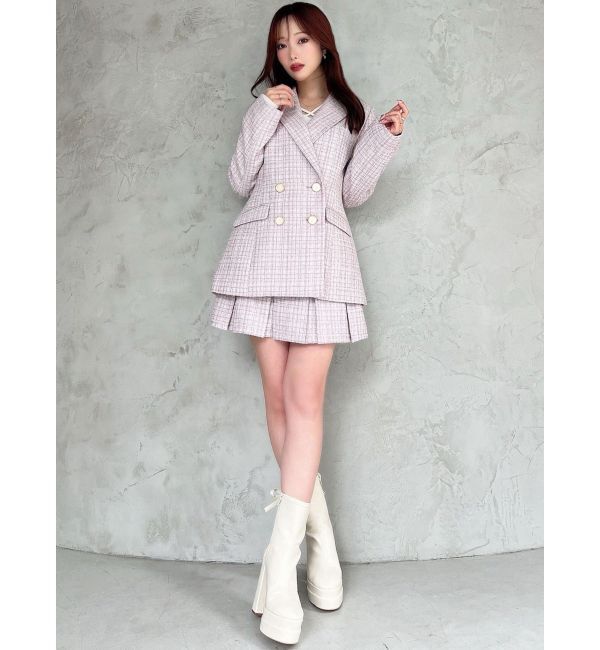 RESEXXY「ツイードミディジャケット【セットアップ着用可能】」|その他|