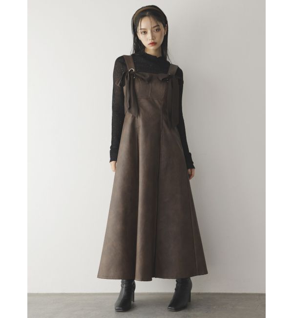 dazzlin「フロントツインリボンジャンスカ」|ワンピース|