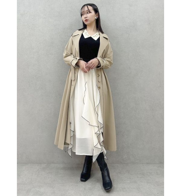 dazzlin「ペタルヘムオーガンスカート」|スカート|