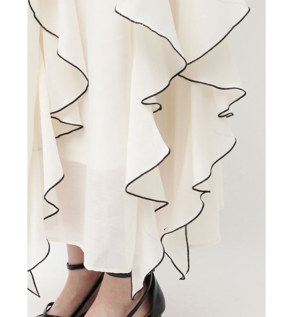 dazzlin「ペタルヘムオーガンスカート」|スカート|