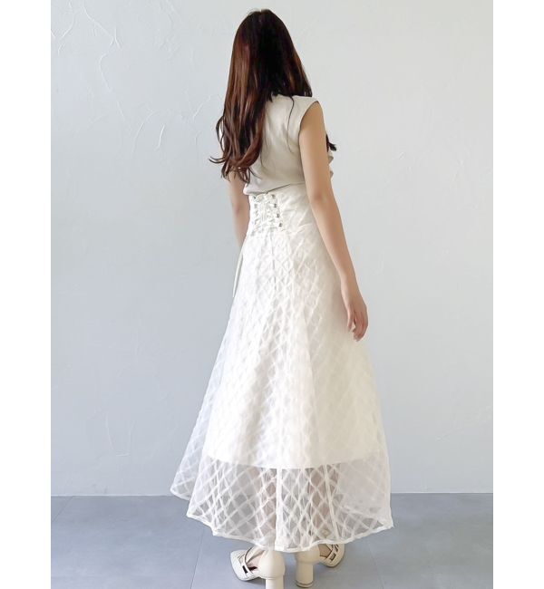 dazzlin「ビッグラッフルタイニット」|ニット・セーター|