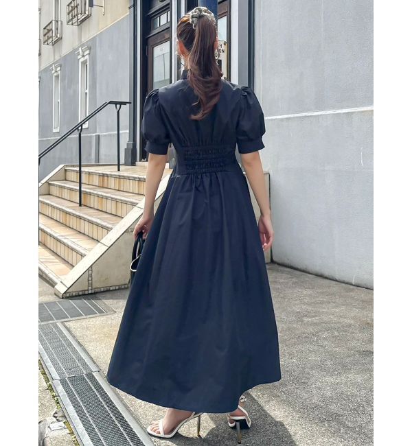 dazzlin「【POLO BCSコラボ/再生産】コルセットスウィッチングシャツワンピース」|ワンピース|