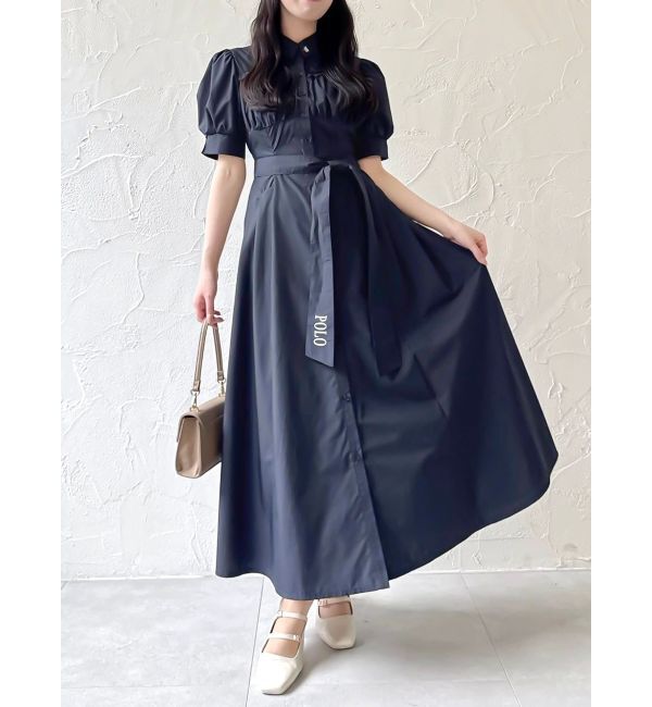 dazzlin「【POLO BCSコラボ/再生産】コルセットスウィッチングシャツワンピース」|ワンピース|