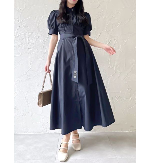 dazzlin「【POLO BCSコラボ/再生産】コルセットスウィッチングシャツワンピース」|ワンピース|