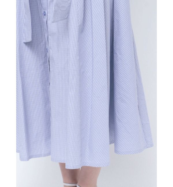 dazzlin「【POLO BCSコラボ/再生産】コルセットスウィッチングシャツワンピース」|ワンピース|