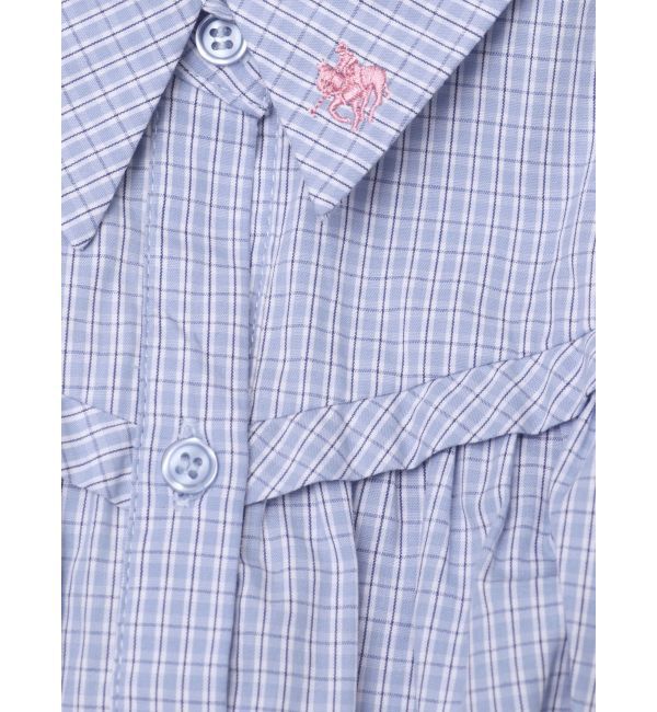 dazzlin「【POLO BCSコラボ/再生産】コルセットスウィッチングシャツワンピース」|ワンピース|