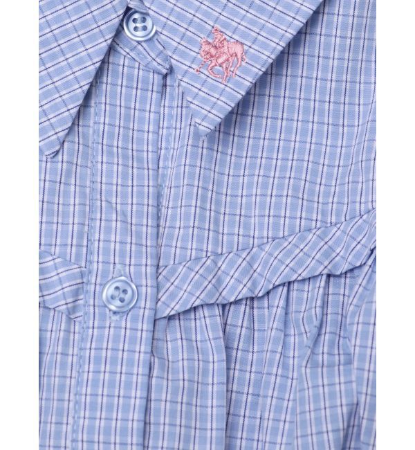 dazzlin「【POLO BCSコラボ/再生産】コルセットスウィッチングシャツワンピース」|ワンピース|