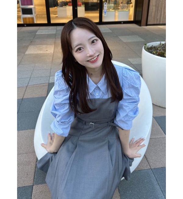 dazzlin「レイヤードシャツミニワンピース」|ワンピース|