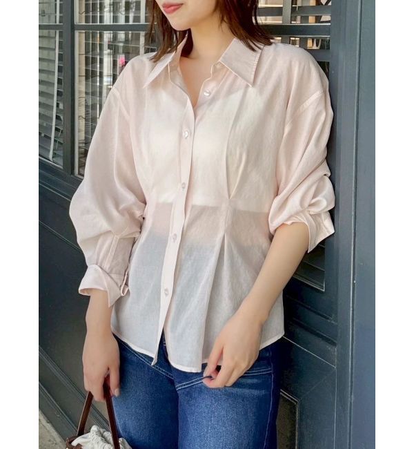 dazzlin「シアータックシャツ」|シャツ・ブラウス|ピンク