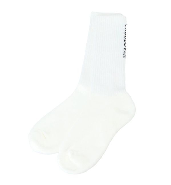 EMODA「ミニマルロゴリブソックス」|ソックス|