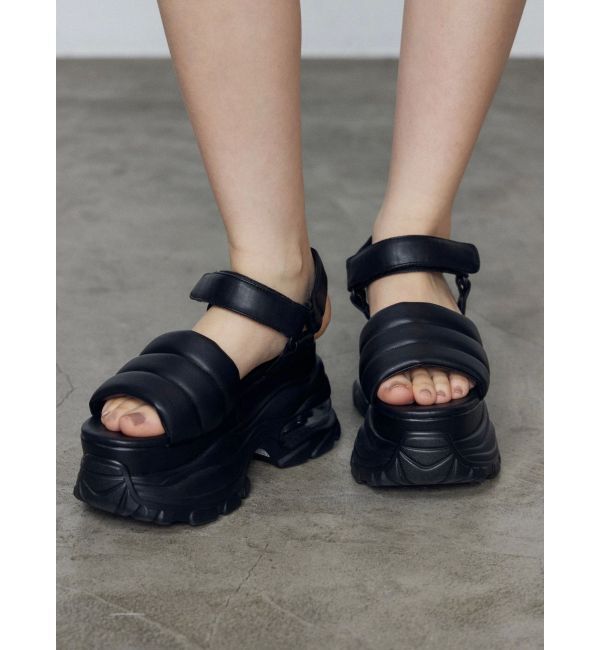 EMODA「エアバルキーソールパッファーサンダル」|サンダル|