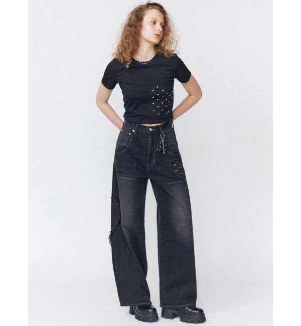 EMODA「ハートルーズジーンズ」|デニム|